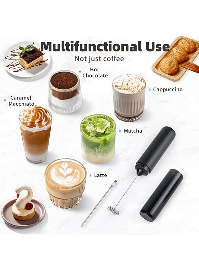 جهاز خفق الحليب اليدوي، أجهزة خفق كهربائية، خلاط خفق القهوة، خفاقة صغيرة، صانع رغوة، خلاط مشروبات للقهوة، الحليب، اللاتيه، كريمة الكابتشينو، ماتشا - Image 4