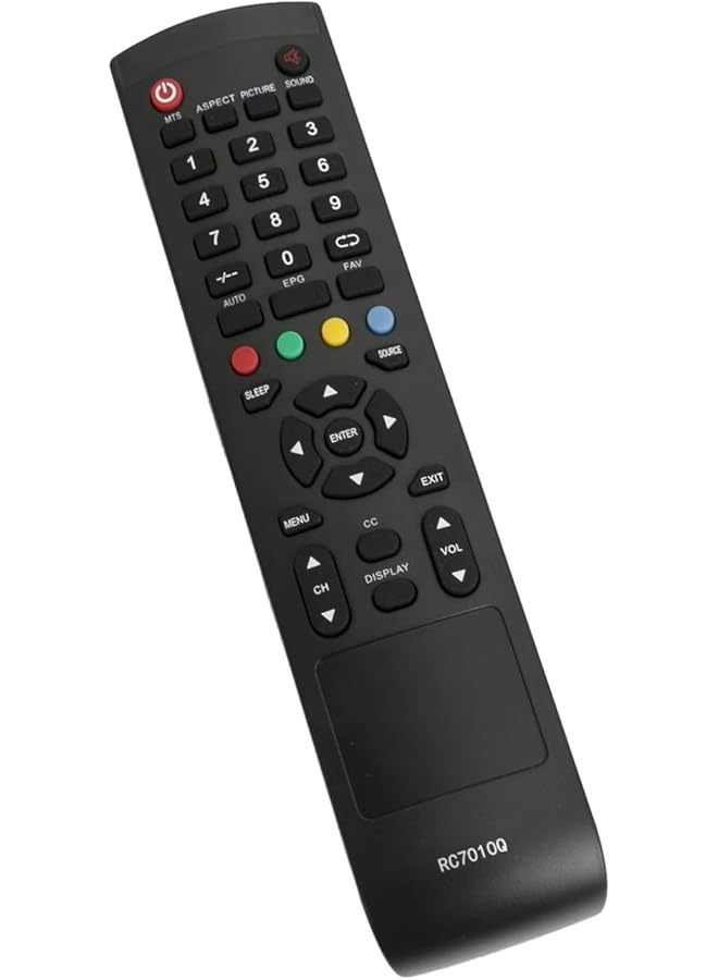 TIGER RC7010Q Replaced Remote Control Fit For Quasar LED TV HDTV SQ240W SQ3204 SQ5003 SQ3202 SQ5002 SQ2400 SQ4005M - Image 1