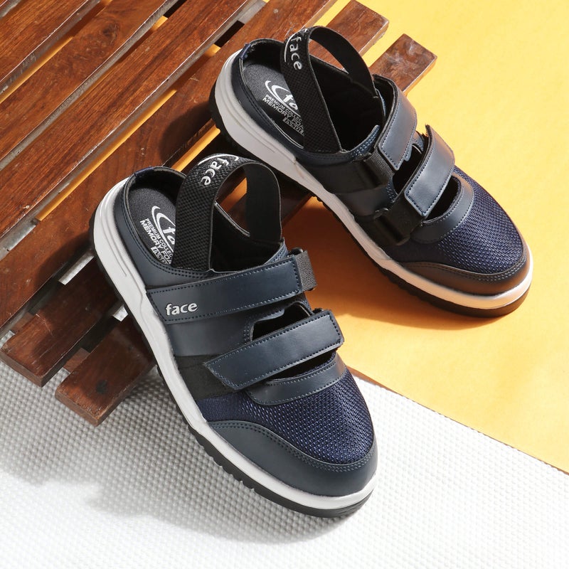 Face أحذية صيفية بحرية للرجال - Image 1