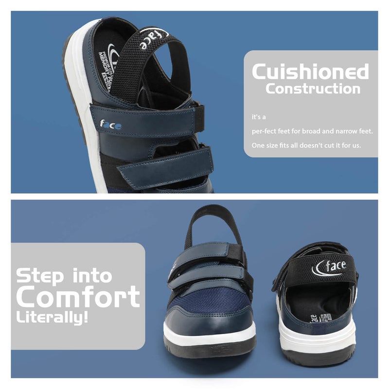 Face أحذية صيفية بحرية للرجال - Image 3