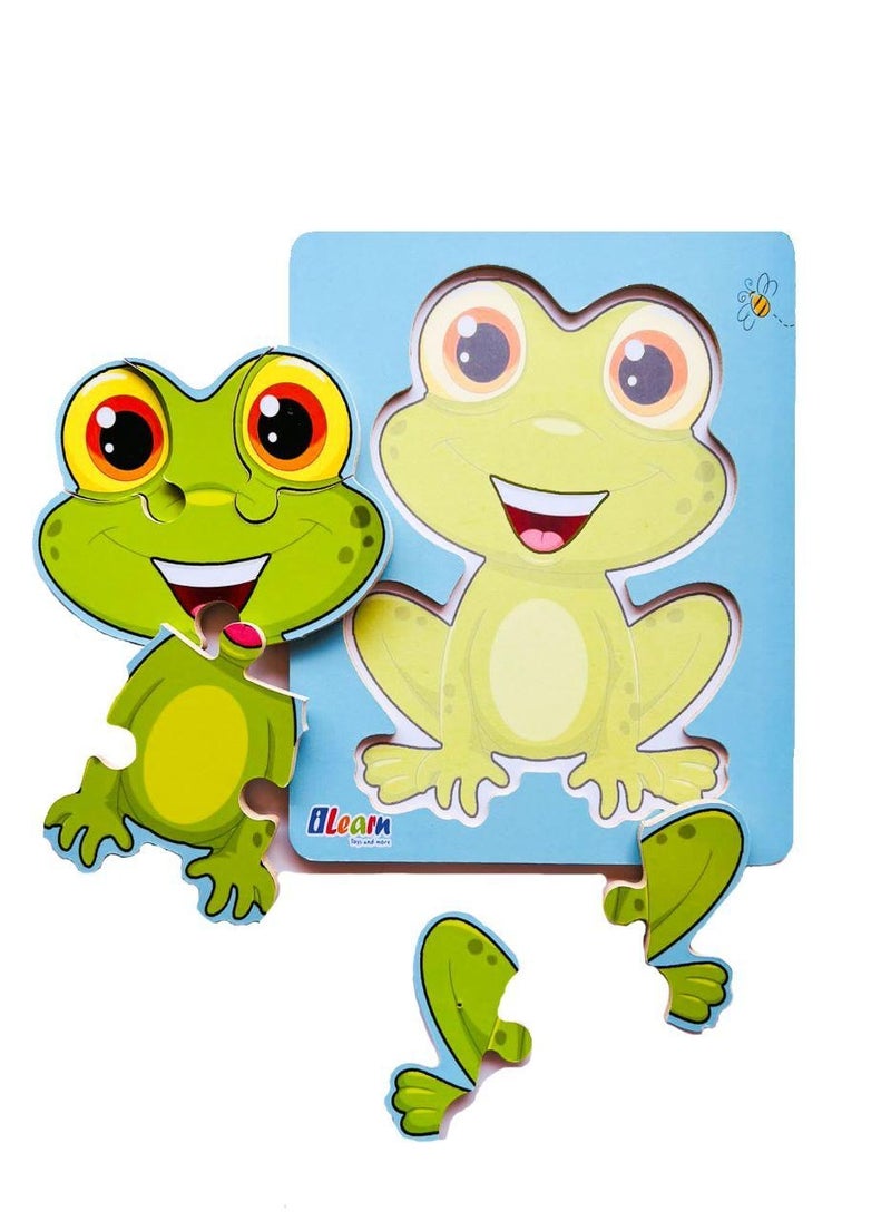iLearn Frog wooden puzzle 