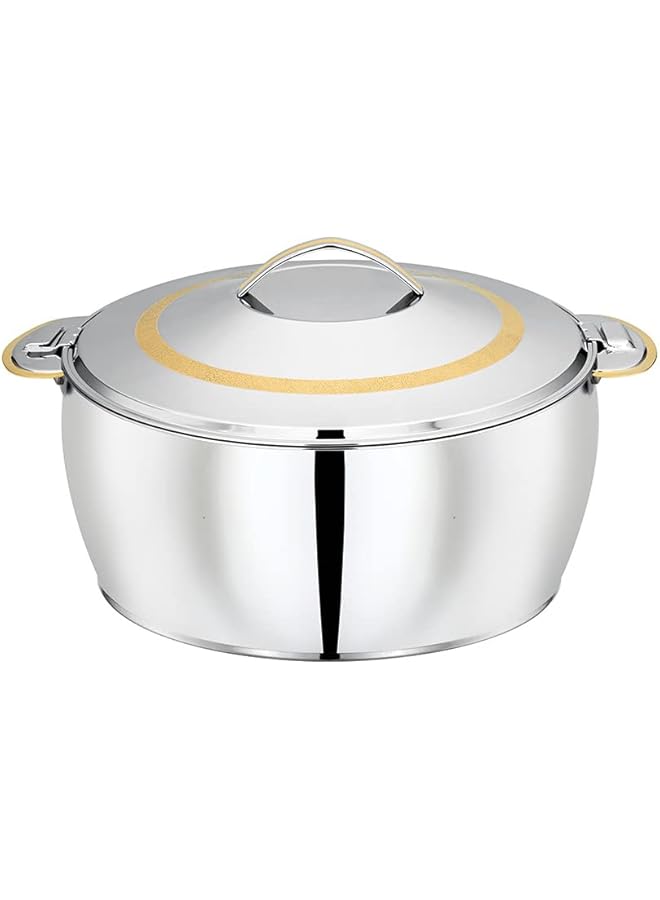 Bohara 117833 Stainless Steel Indian Serving Hotpot, 7500 Ml Capacity - Image 1