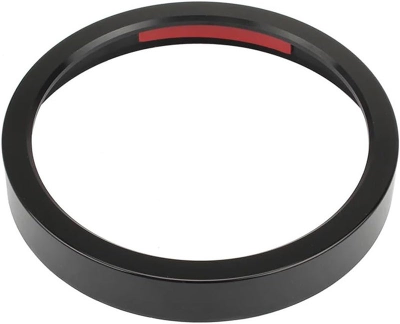 Vuzmode Motorcycle Black Speedometer Trim Bezel Cover - Image 1