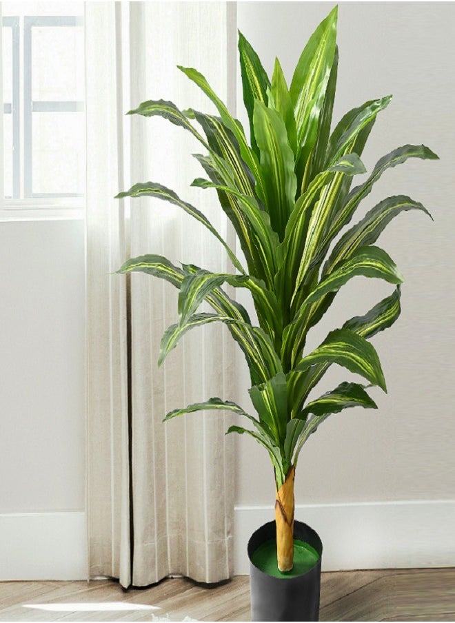 Generic 98cm Artificial Plants Tree Faux Plants Indoor Outdoor Decor Fake Tree with Plants for Home Decor Office Living Room  - Image 3