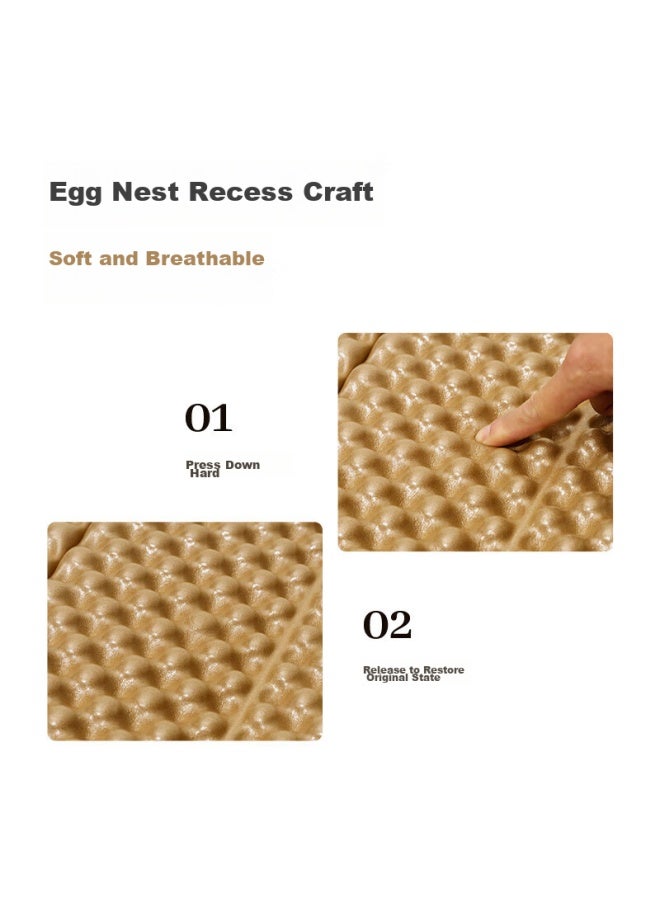 Mobigarden Egg Nest Mat, Outdoor Camping Ground Mat, Portable Sleeping Pad, Double-sized Moisture-proof Mat, Nx20663007, Olive Green - Image 2