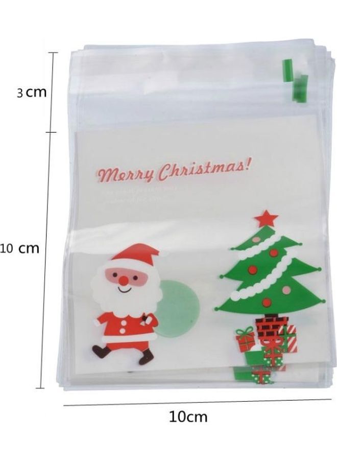 NIBEMINENT 10-Piece Self Sealing Plastic Candy Cookies Pouches Gift Bag Multicolour - Image 3