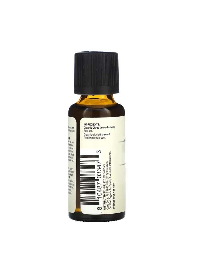 Dr. Mercola Organic Essential Oil Lemon 1 fl oz 30 ml  - Image 2