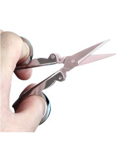 Generic 1Pcs Pocket Folding Keychain Scissors Emergency Travel Metal Scissors  - Image 5