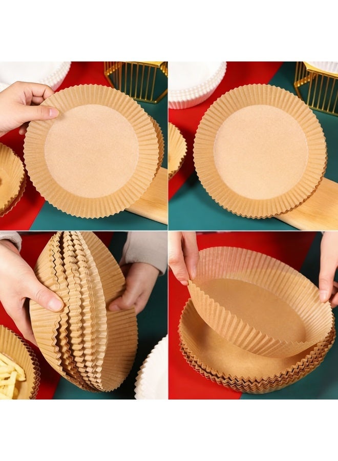 Air fryer special paper, disposable non-stick oil paper, high-temperature resistant and suitable for household deep fryers, easy-to-clean baking pad paper - Image 4