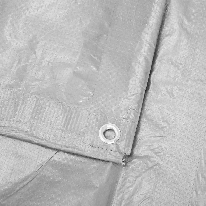 Outdoor Tarpaulin Film Canopy Rainproof Sunshield Heavy Duty Tarp Portable Camping Tarp - Image 3
