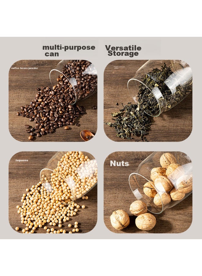 Newair Glass Coffee Grounds Airtight Container, Coffee Bean Storage Jar, Mini Portable Food-grade Tea Storage Canister - Image 4