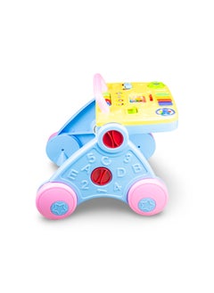 molody Baby Walker with Music, Foldable Design, Multi-Functional for Learning and Walking, 0-3 Years-Blue  - Image 5