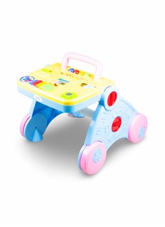 molody Baby Walker with Music, Foldable Design, Multi-Functional for Learning and Walking, 0-3 Years-Blue  - Image 1