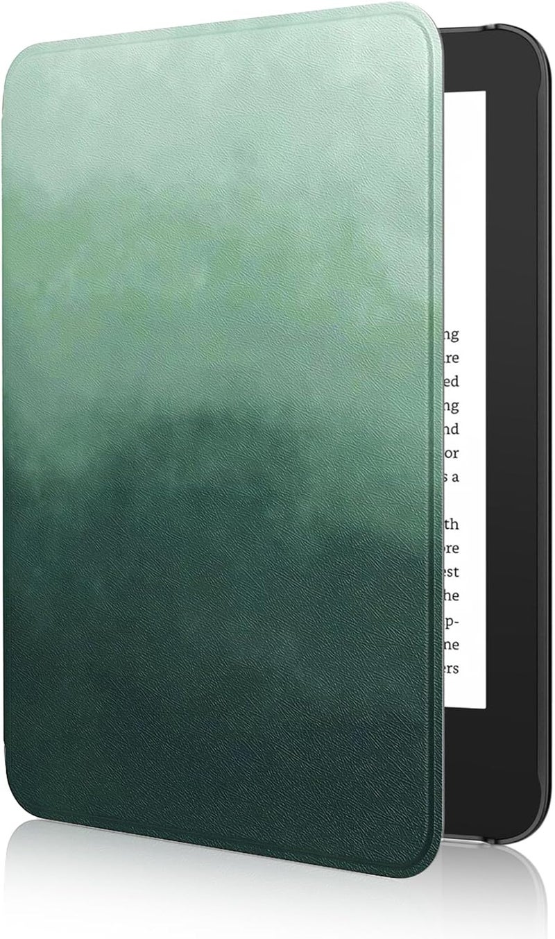 MoKo Case Fits 6" All-New Kindle (11th Generation-2024/2022 Release), Lightweight Shell Cover with Auto Wake/Sleep for Kindle 2024/2022 11th Gen e-Reader, Pine Green - Image 1