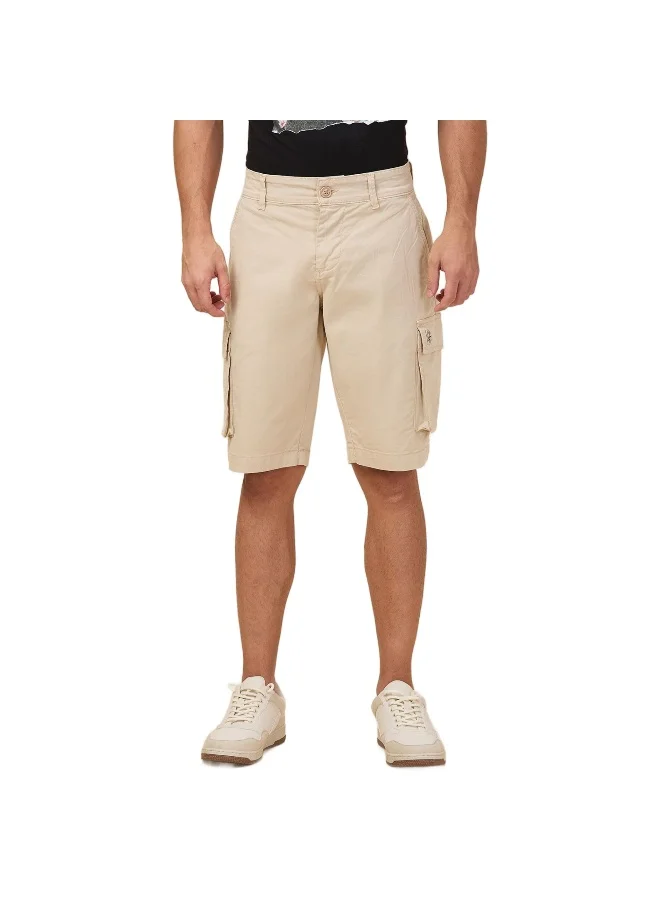 Being Human Mens Oat Milk Shorts Fit Shorts