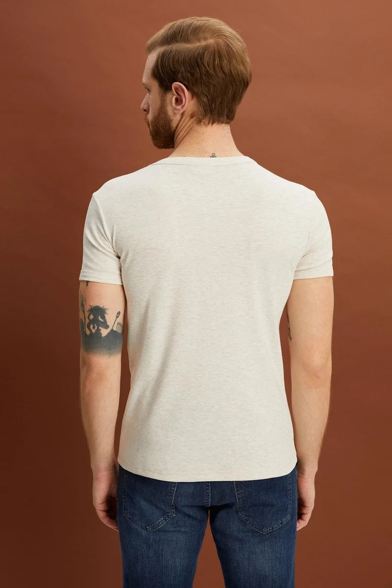 Alexander Gardi Alexandergardı Crew Neck Basic T-Shirt (E22-746A)