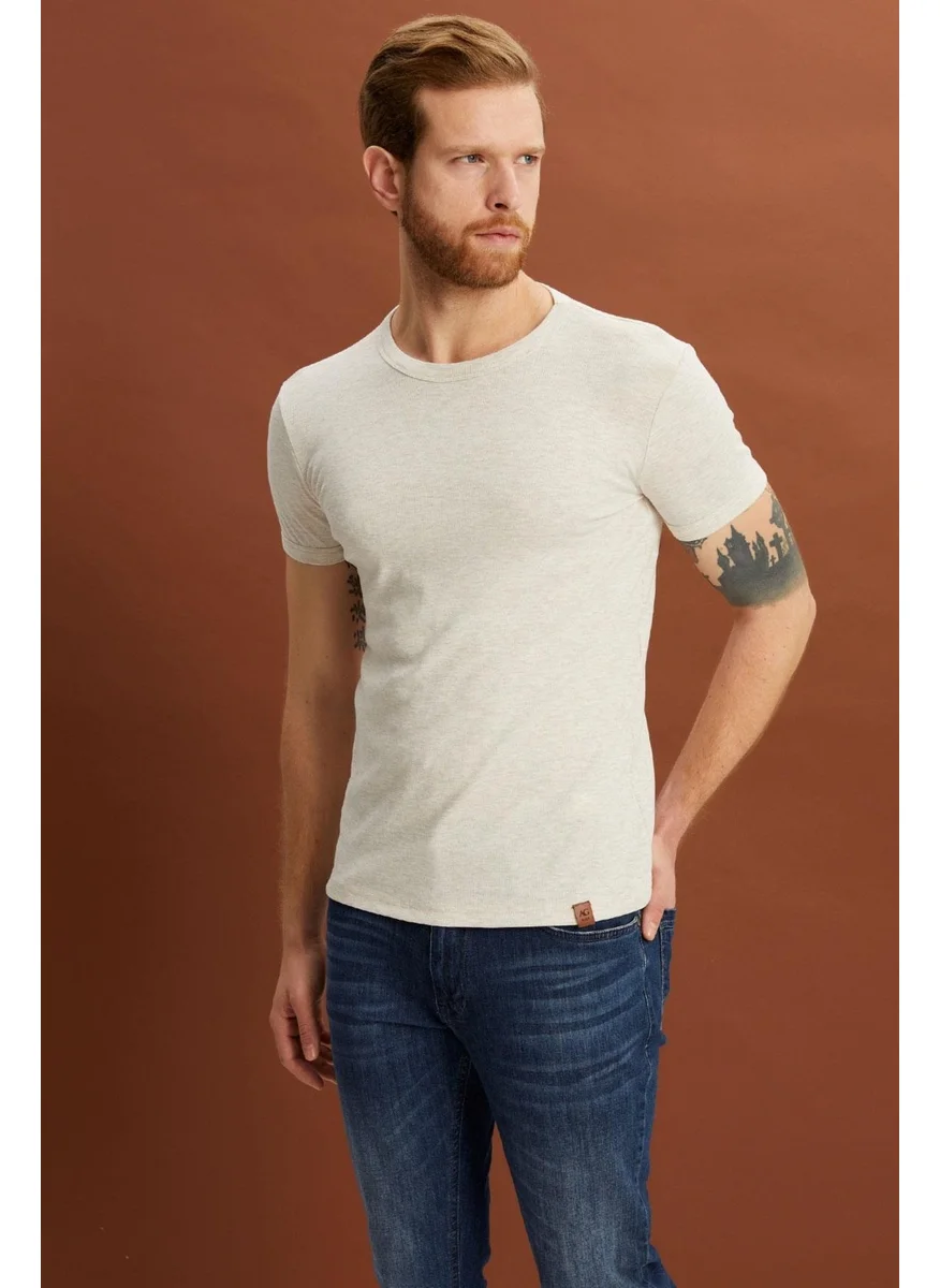 Alexander Gardi Alexandergardı Crew Neck Basic T-Shirt (E22-746A)