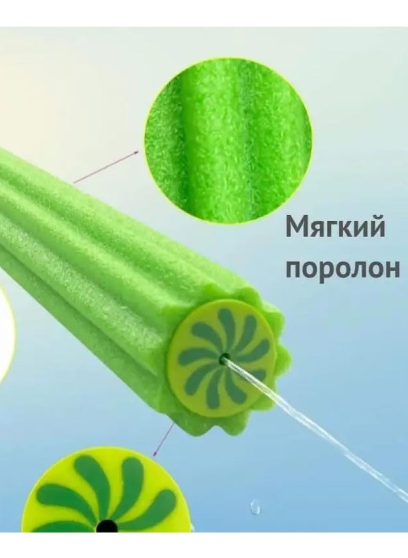 مسدس ماء فوم ملون للسباحة والألعاب المائية – لعبة آمنة وخفيفة للأطفال والكبار – مسدس رشاش للماء في حمام السباحة والبحر ( قطعة واحدة ) - Image 4