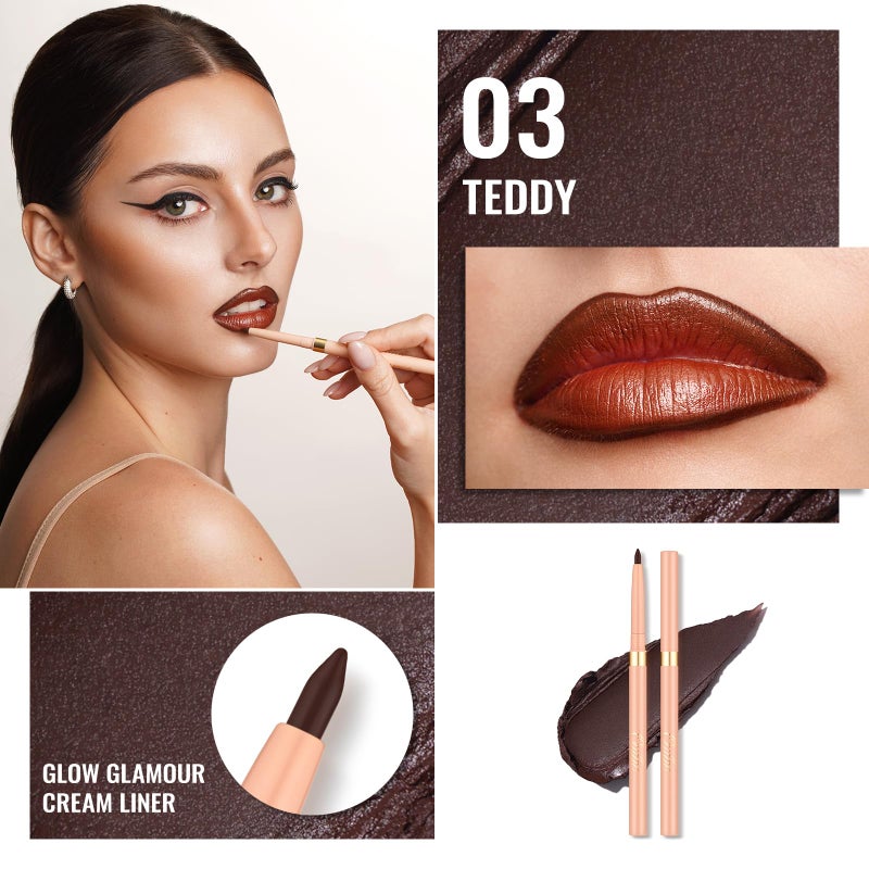 Oulac Red Lipstick Christmas Gifts for Women - Metallic 3D Shine Lightweight Hydrating Formula, High Impact Lip Color, Full Coverage Lip Makeup, Cherry Bomb(12) - Image 4
