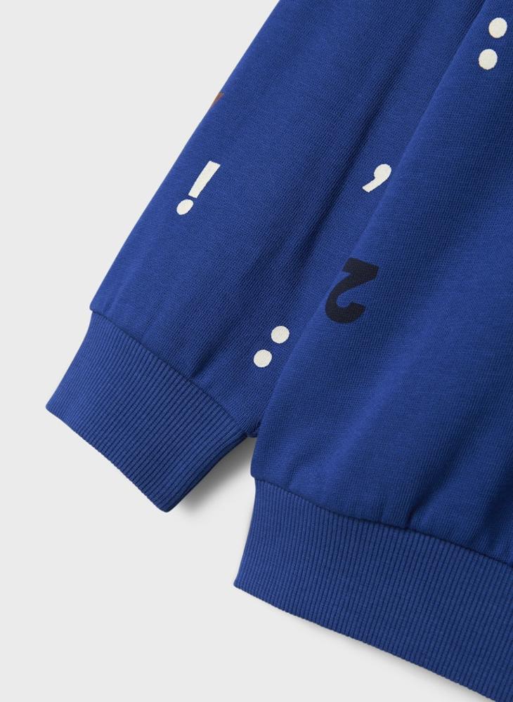 NAME IT Kids Printed Crew Neck Sweatshirt - Image 5