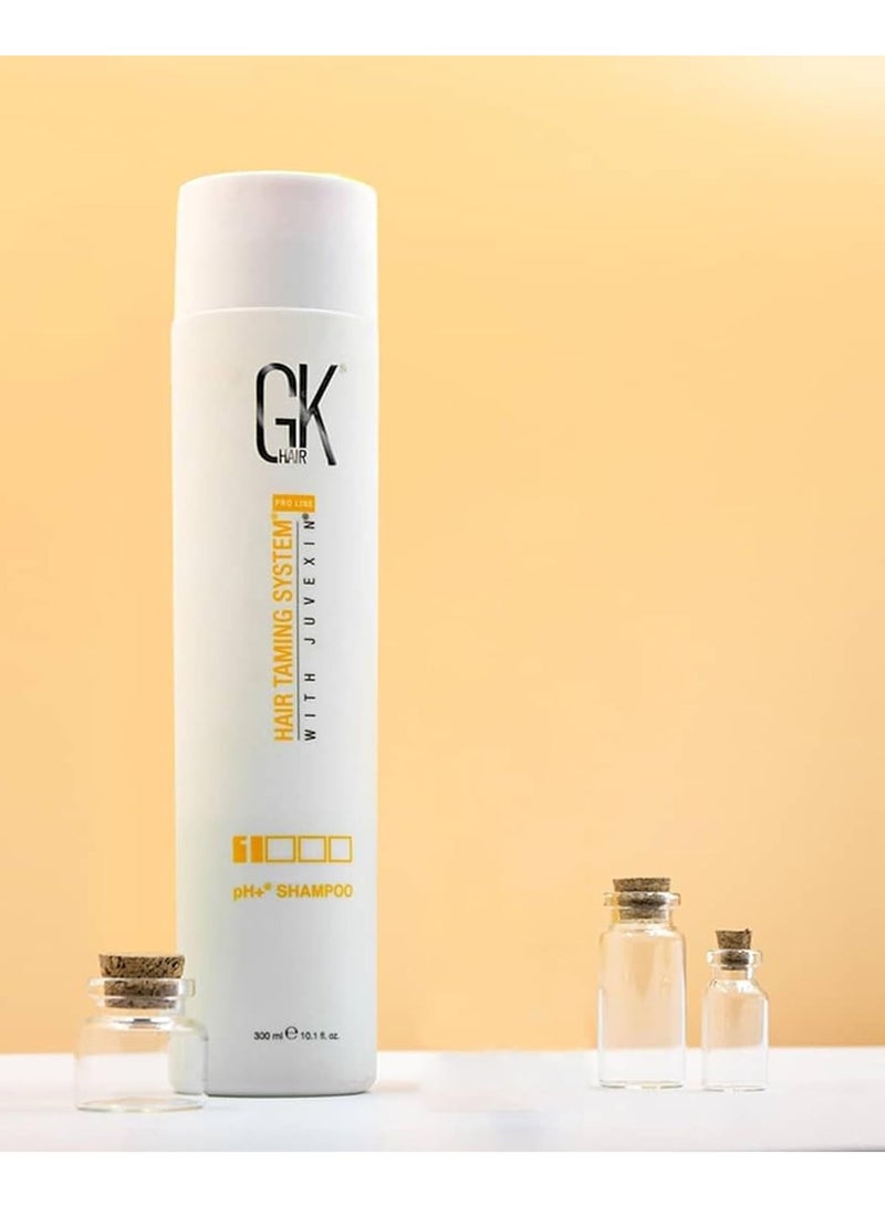 GK Hair GK HAIR Global Keratin pH+ Pre-Treatment Clarifying Shampoo (10.1 Fl Oz/300ml) For Preps Hair Deep Cleansing,Removes Impurities -With Aloe Vera, Vitamins & Natural Oils All Hair Types Men and Women - Image 2