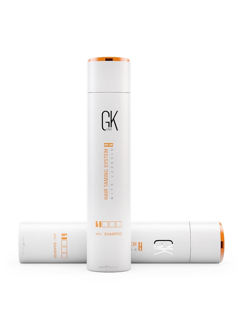 GK Hair GK HAIR Global Keratin pH+ Pre-Treatment Clarifying Shampoo (10.1 Fl Oz/300ml) For Preps Hair Deep Cleansing,Removes Impurities -With Aloe Vera, Vitamins & Natural Oils All Hair Types Men and Women - Image 1