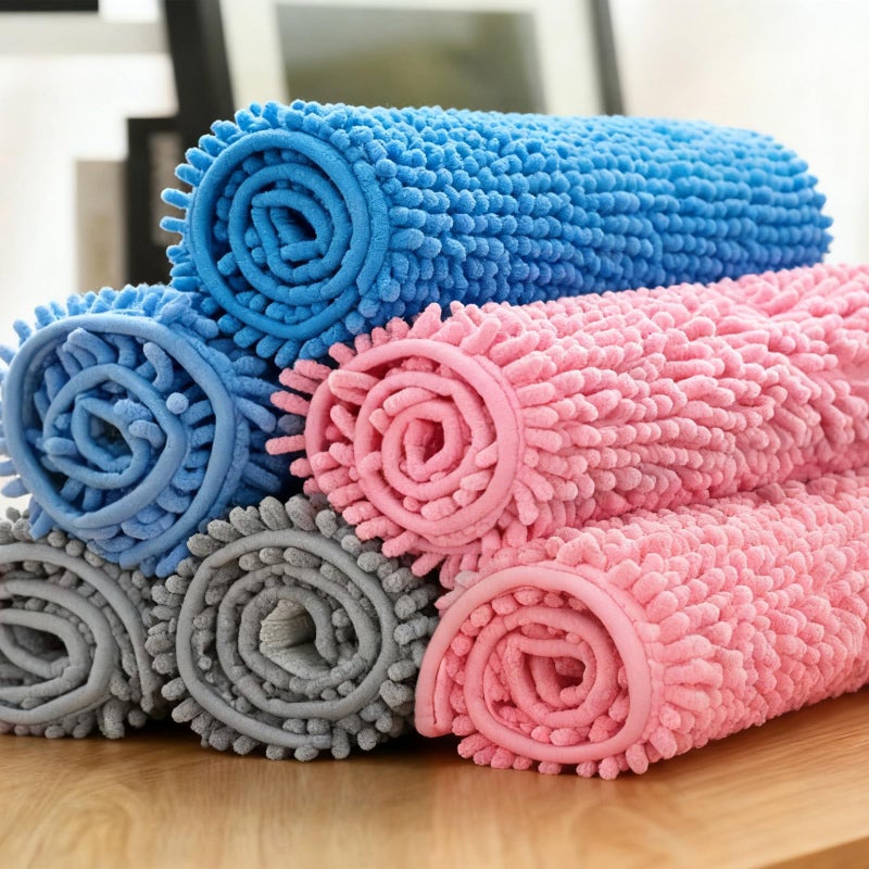 Tinsky 6 Pcs Guinea Pig Fleece Cage Liners, 16 x 24 Inch Guinea Pig Bedding Mats Reusable Guinea Pig Pee Training Pads Rabbit Mat Washable for Small Animal Sleeping - Image 3