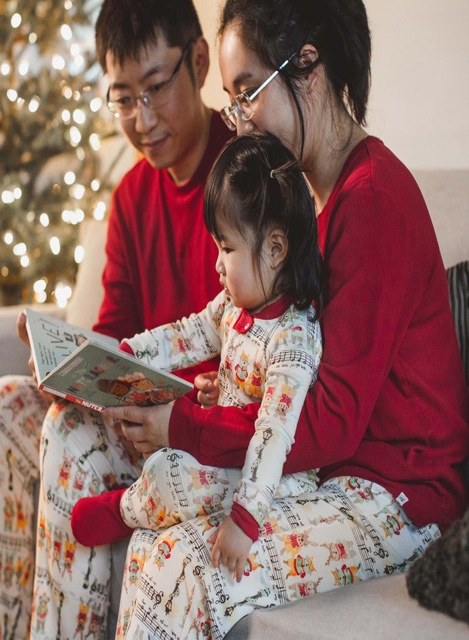 Burt's Bees Baby Family Matching Holiday Pajamas - Organic Cotton PJs for Infants, Toddlers, Kids, Men, and Women - Image 3