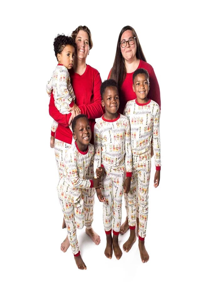 Burt's Bees Baby Family Matching Holiday Pajamas - Organic Cotton PJs for Infants, Toddlers, Kids, Men, and Women - Image 1