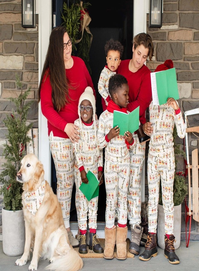 Burt's Bees Baby Family Matching Holiday Pajamas - Organic Cotton PJs for Infants, Toddlers, Kids, Men, and Women - Image 2