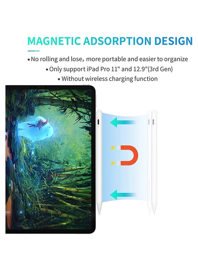 Generic - Stylus Pen for iPad with Palm Rejection, Active Pencil Compatible with (2018-2022) iPad Pro 11 & 12.9 inch, iPad 9th/8th/7th/6th Gen, iPad Air 5th/4th/3rd Gen,iPad Mini 6th/5th Gen - Image 1