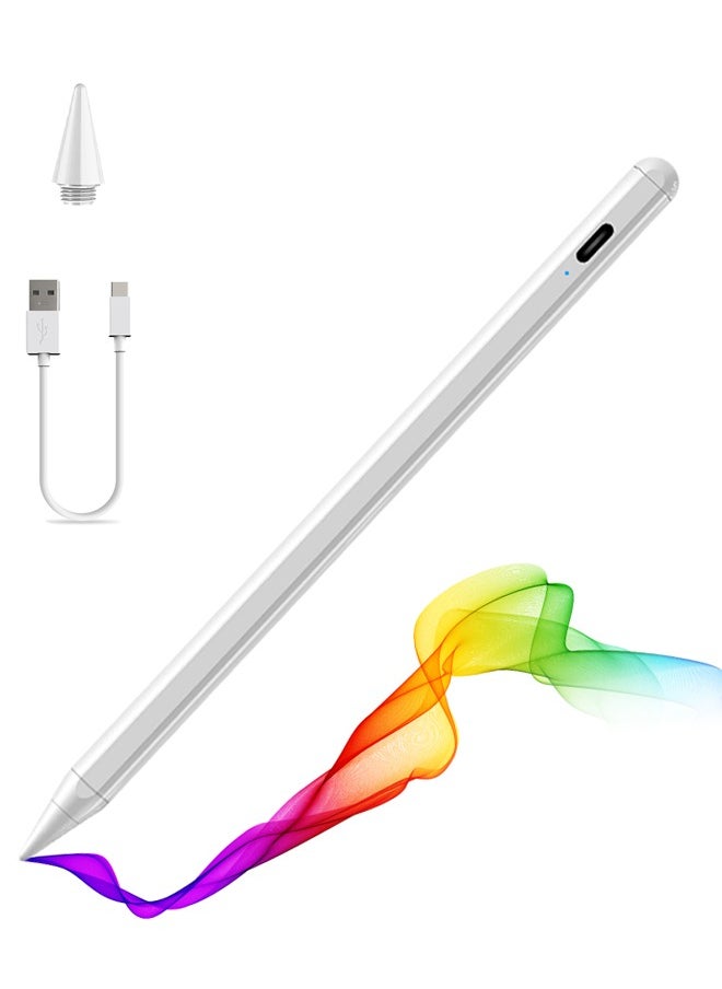 Generic Stylus Pen for iPad with Palm Rejection, Active Pencil Compatible with (2018-2022) iPad Pro 11 & 12.9 inch, iPad 9th/8th/7th/6th Gen, iPad Air 5th/4th/3rd Gen,iPad Mini 6th/5th Gen  - Image 1