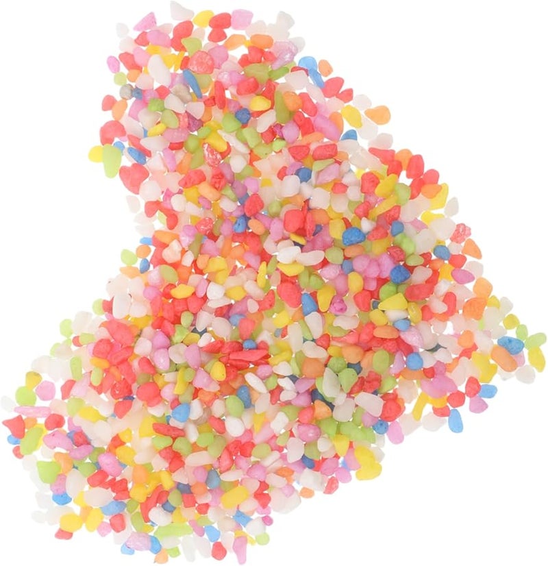 100g Colored Sandstones Decorative Pebbles for Fish Tank Garden and Indoor Creative Activities - Image 1