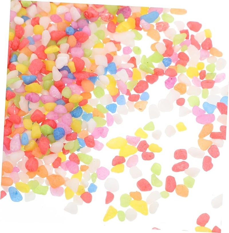 100g Colored Sandstones Decorative Pebbles for Fish Tank Garden and Indoor Creative Activities - Image 4