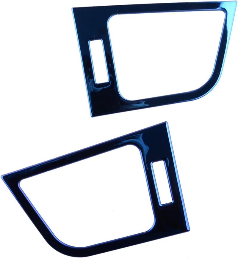 QASULER 2Pcs Blue Car Dashboard Air Vent Trim for Hyundai Elantra - Image 1