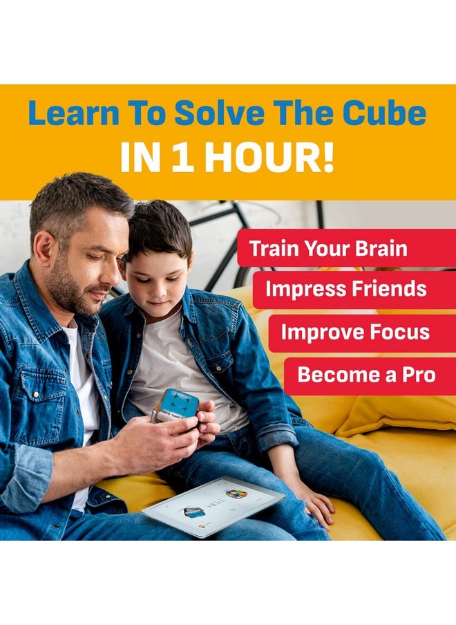 GoCube - Edge Full Pack The Connected Electronic Bluetooth Cube 3X3 Stickerless Magnetic Speed Cube Free App Enabled Interactive Smart Cube For Kids Adults Stem Puzzle Toy Cube - Image 1