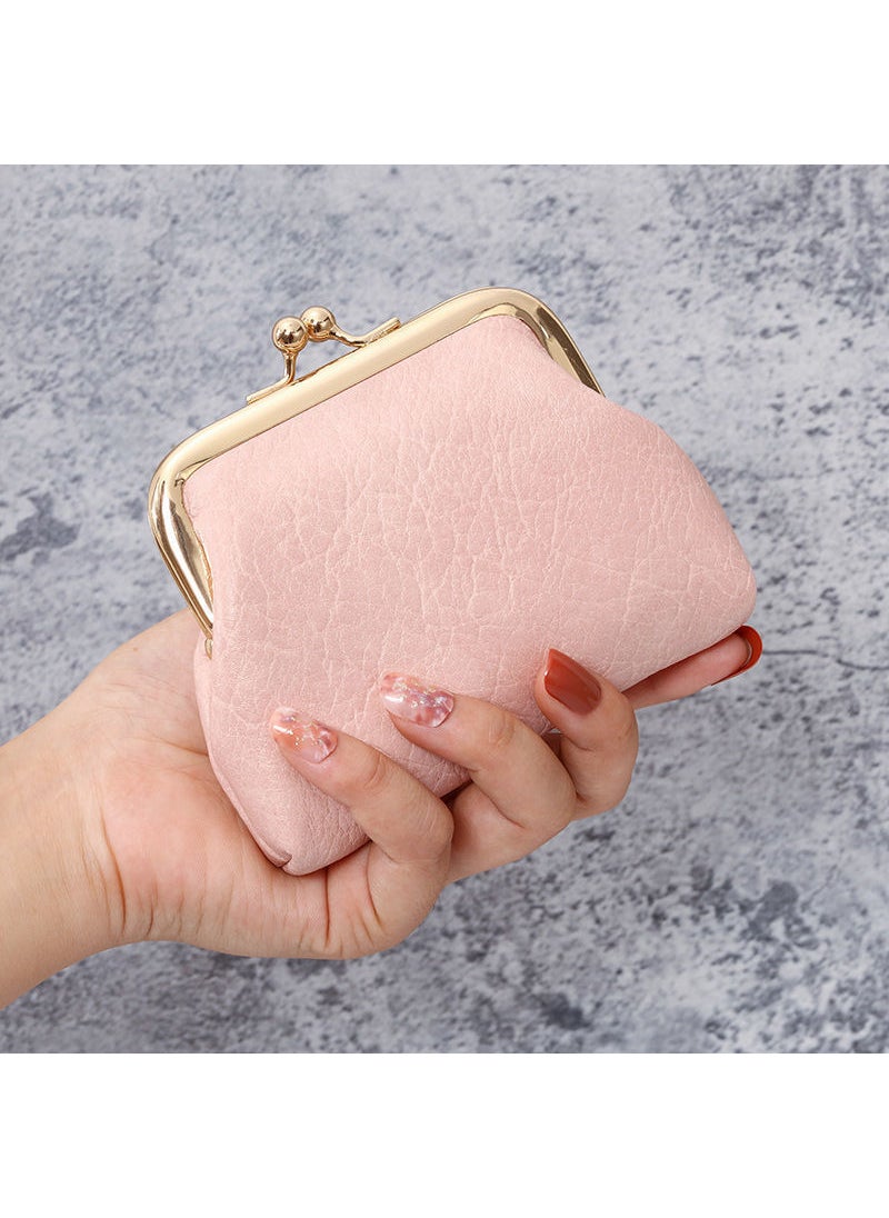 Generic - New Chic Ladies Clutch Mini Coin Purse Versatile Wallet Pink - Image 1