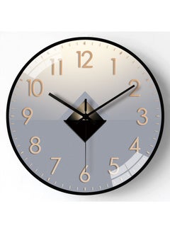 Generic [8 inch 20cm] Modern simple home light and shadow wall clock living room fashion creative light luxury Internet celebrity clock  - Image 3