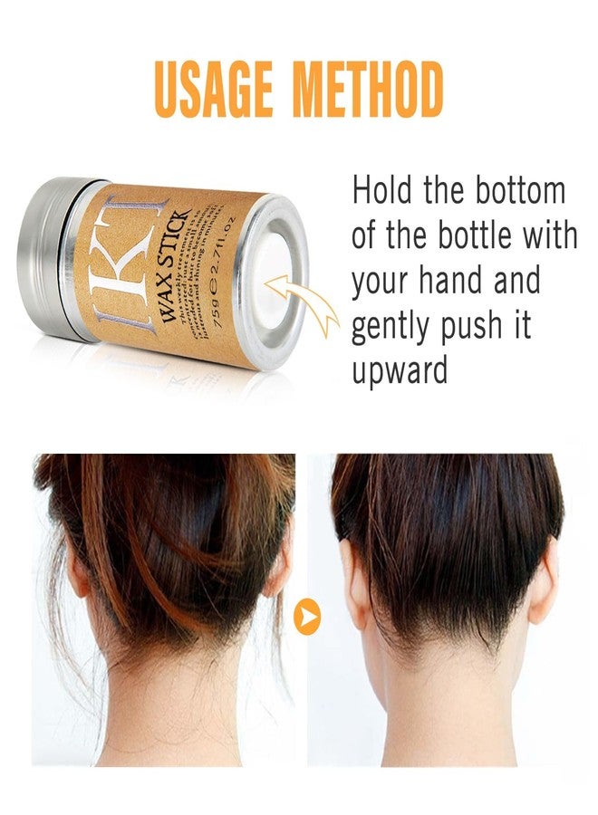 IKT Hair Wax Stick for Styling - Non-greasy Pomade for Women's Flyaways, Edge Frizz | Slick Stick for Frizzy Hair (Pack of 1) - Image 4