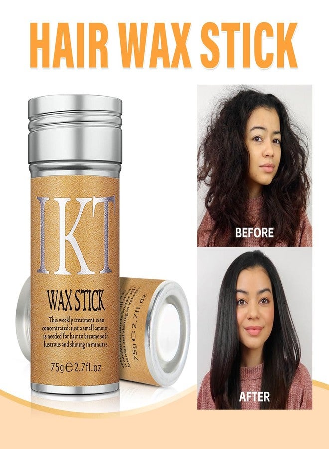 IKT Hair Wax Stick for Styling - Non-greasy Pomade for Women's Flyaways, Edge Frizz | Slick Stick for Frizzy Hair (Pack of 1) - Image 3