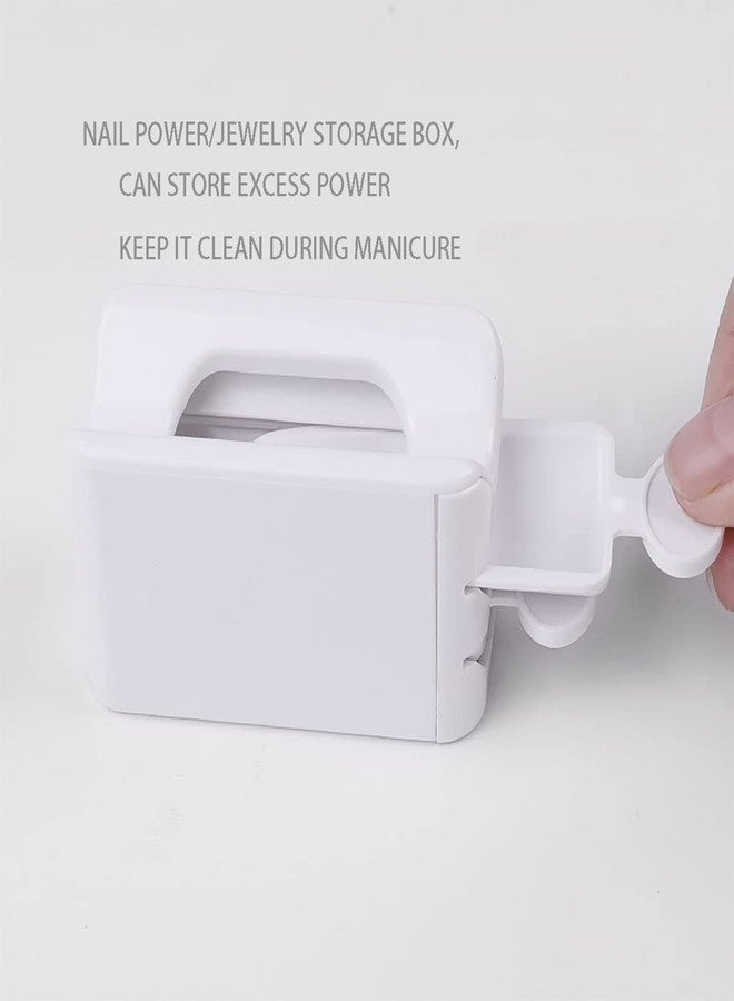 نيل ويند نظام إعادة تدوير بودرة الأظافر NAILWIND مع مغرفة، علبة تخزين بودرة الأظافر المحمولة أو أداة فن الأظافر والمكياج - Image 3