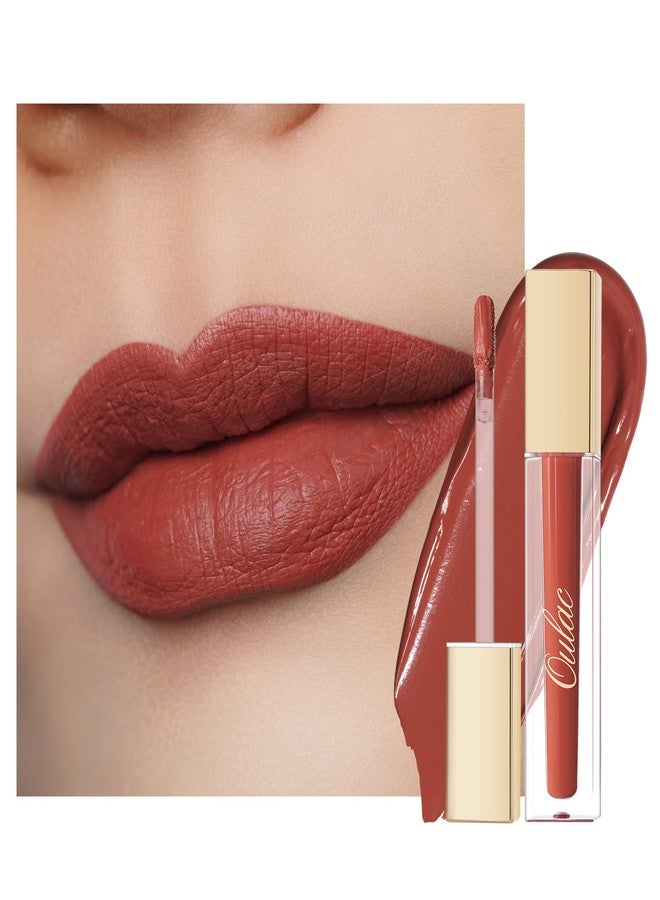 Oulac Kissproof Matte Liquid Lipstick - 4.5 ml - Retro Kiss M17 - Image 1