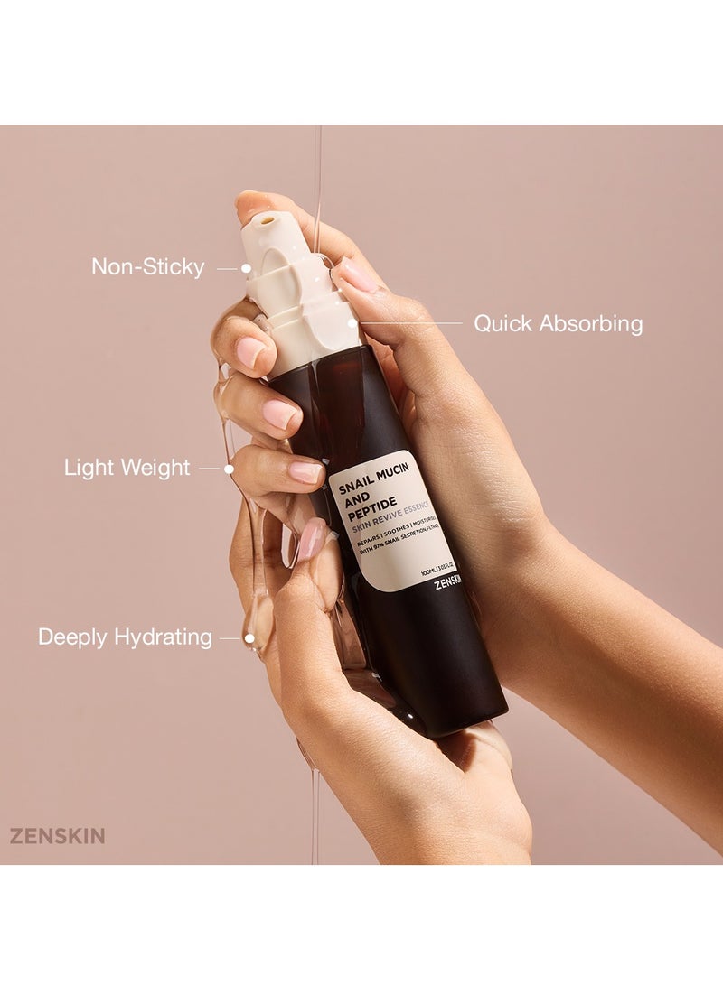 ZENSKIN Snail Mucin & Peptide Skin Revive Essence - Image 3