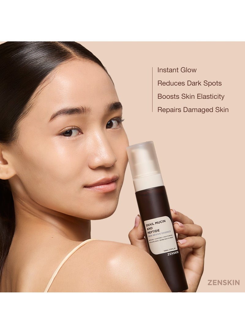 ZENSKIN Snail Mucin & Peptide Skin Revive Essence - Image 2