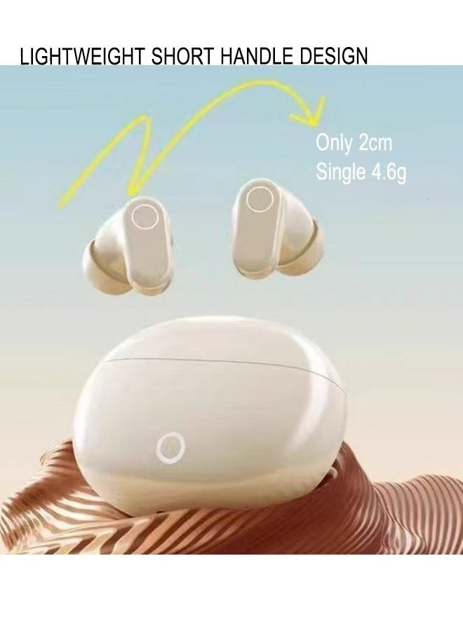 QISHENG Bluetooth Headphones Model J6: Wireless In-Ear, Noise-Canceling, High Sound Quality, Sports-Ready with Ultra-Long Battery Life