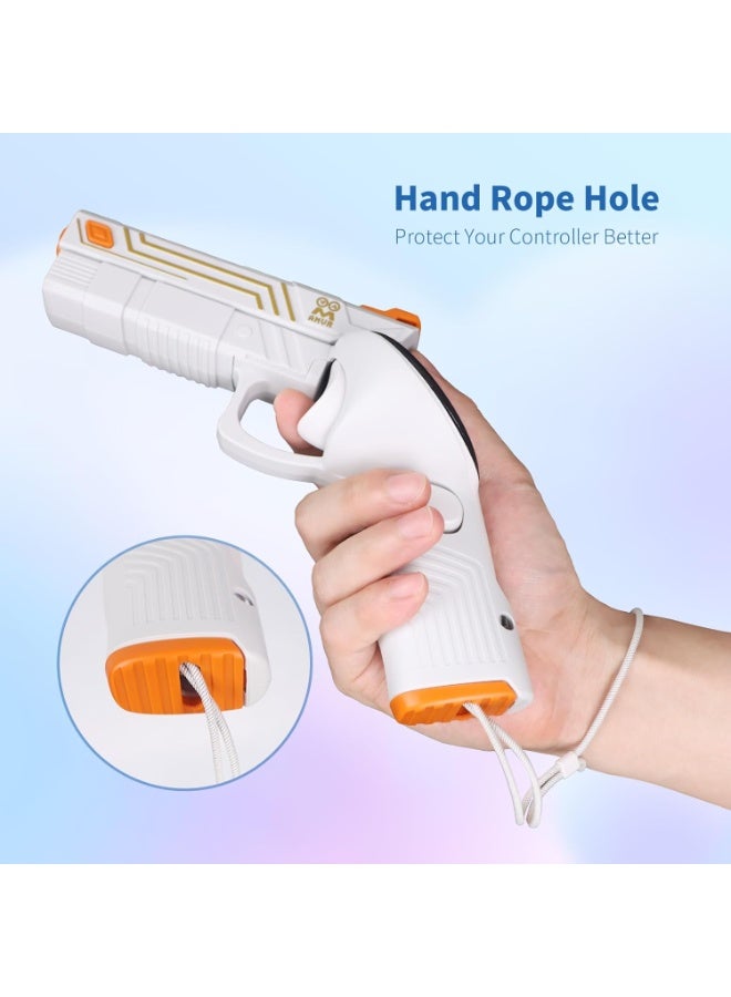 AMVR VR Gun Stock Attachment Compatible with Meta/Oculus Quest 3S/Quest 3 Accessories, Weighted Grip Feels Real in FPS Game, VR Accessories for Anti-Slip Handle Shell Protective Case - Image 5