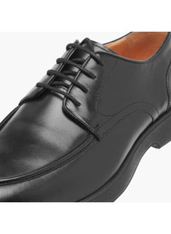 Le Confort Men's Textured Derby Shoes with Lace-Up Closure  - Image 4