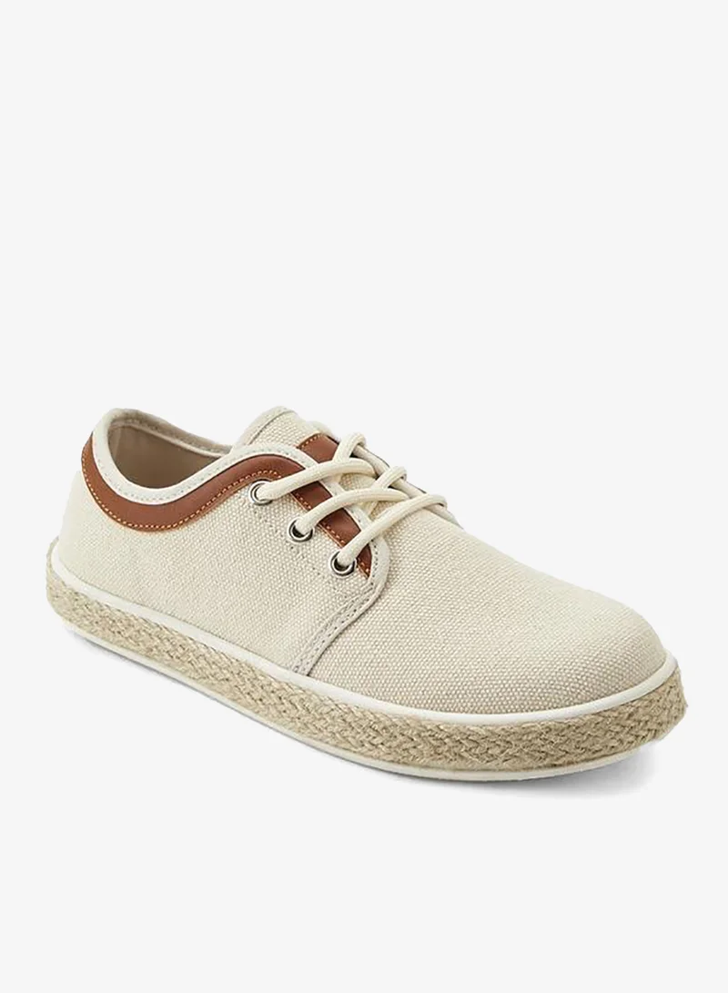 ببرمنة Boys Lace-Up Espadrille Sneakers