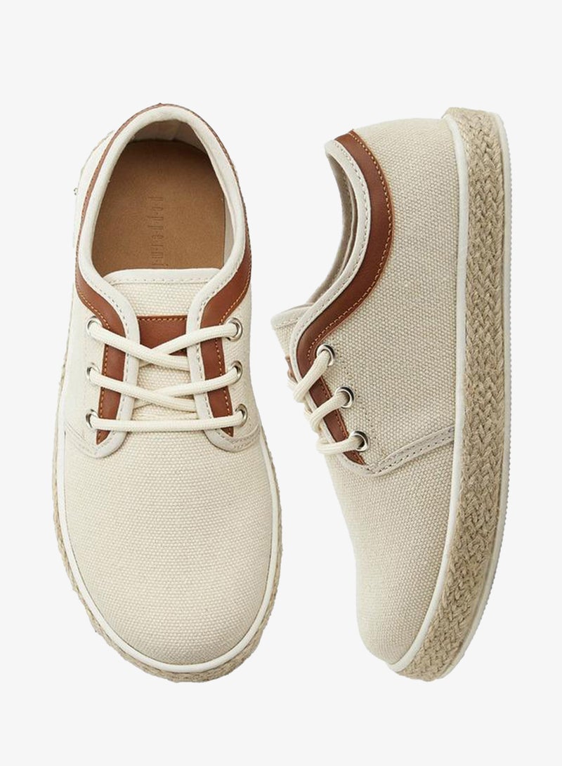 Peppermint Boys Lace-Up Espadrille Sneakers - Image 3