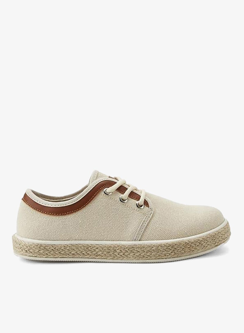 Peppermint Boys Lace-Up Espadrille Sneakers - Image 1